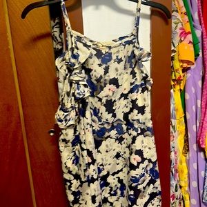 Sim and Sam cold shoulder floral print size L top